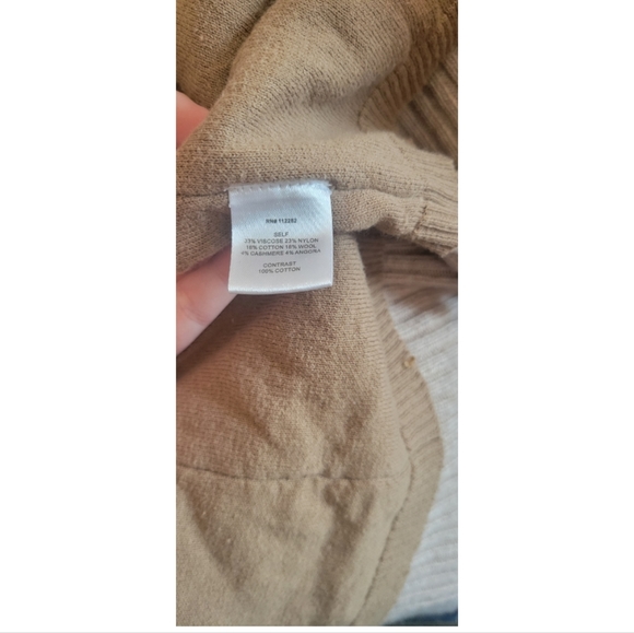 Anthropologie Oatmeal Cardigan Sz XS - Picture 4 of 4